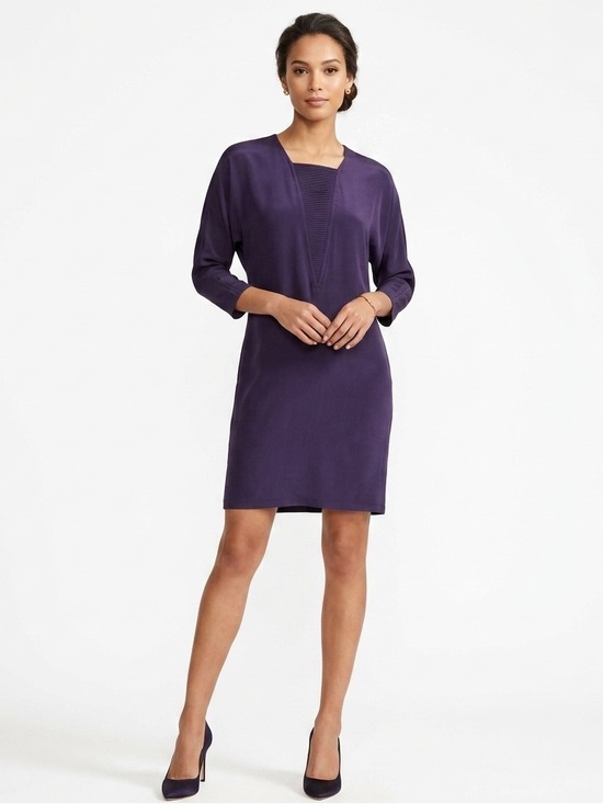 Robert Rodriguez Dresses & Skirts - 🔥SALE Robert Rodriguez Silk String Front Dolman Sleeve Minimalist Dress, sz 0